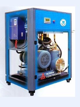 Shockproof Compact rotary Screw Air Compressor Computer Controlled 7.5KW
