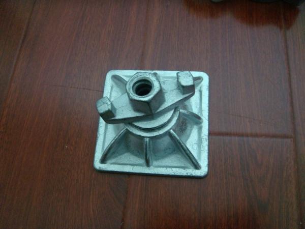 Scaffolding Accessories φ17 Zinced  Casted and  Forged swivel Square plat  Combi nut