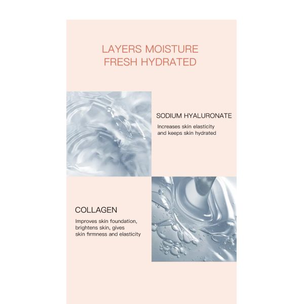 Marque privée Coréenne Bio Collagène profond Cristal gelée Belleur claire Masque pour le visage en Corée Masques pour le visage Soins de la peau