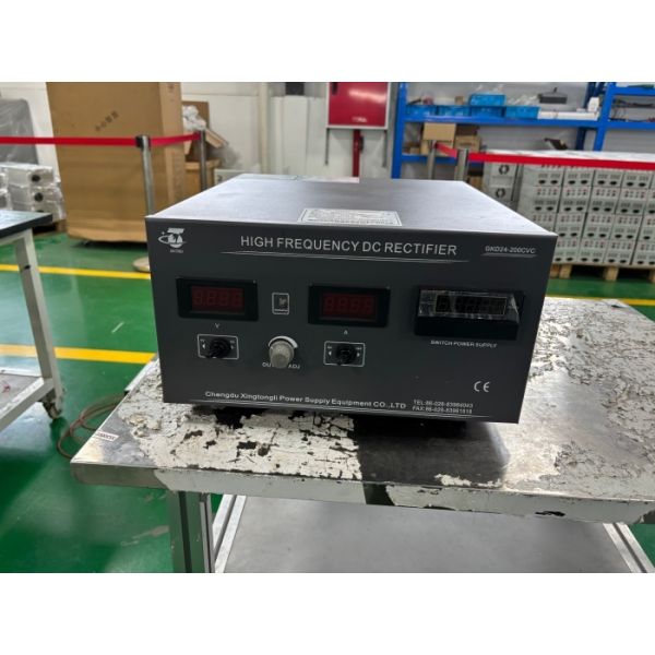 24V 200A Electroplating Rectifier 220V Single Phase Input Local Control DC Power Supply