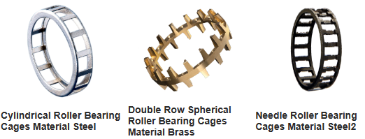 Double Row Spherical Roller Bearing Cages Material Brass For Two Rows Of Symmetrical Rollers