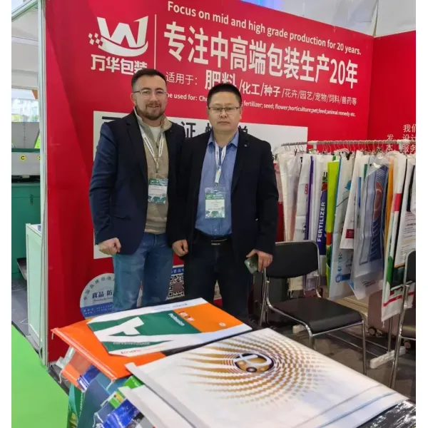 20kg Custom Printed Flat NPK Fertilizer Bag Waterproof ISO9001