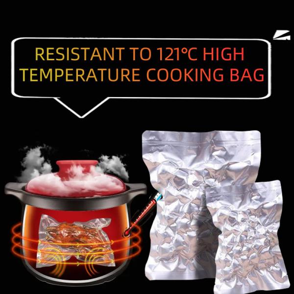 Aluminium folie OEM Pack Kunststoff Hitze beständiger Koch beutel Hoch temperatur Retorte beutel in Lebensmittel qualitä