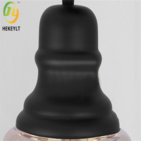 Lámparas simples del restaurante del estilo del desván de la personalidad de cristal retra nórdica de la lámpara