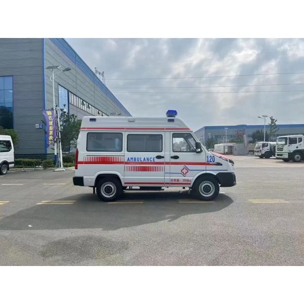 спасательный автомобиль 3300 мм колесная база и 2287 мл перемещение для мобильной клиники транспортного средства