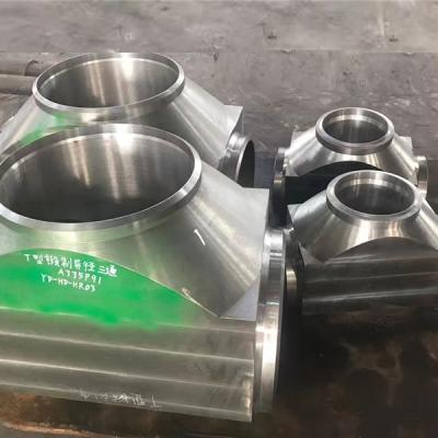 60 Degree Steel Pipe Fittings Tee Wp91 F60 24 Inch ISO Certification