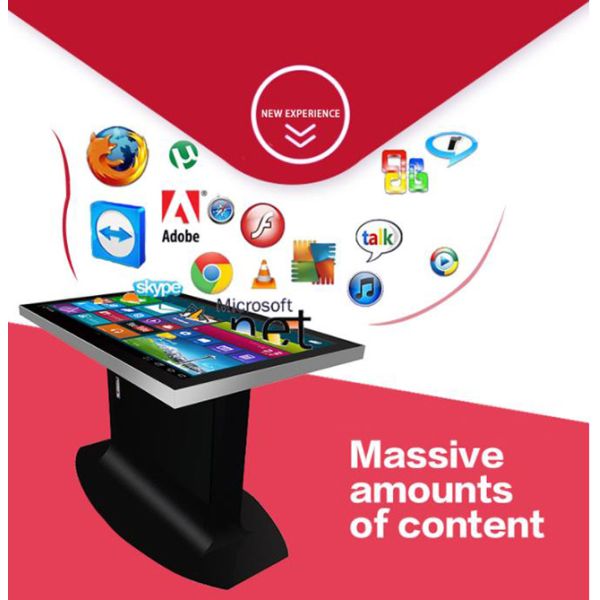 55 Inch Smart Multi Touch Screen Coffee Table with win10 system