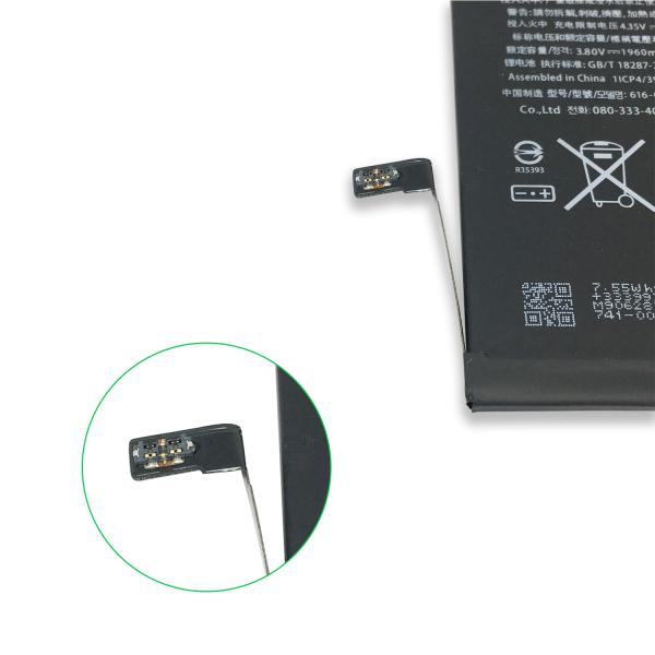 Factory Produce Batteries Ti Zhongyin Zhiwang 1:1 Pcb With Weike Tianyi Juxin 100% Cobalt Cells To Iphone 7 With Logo
