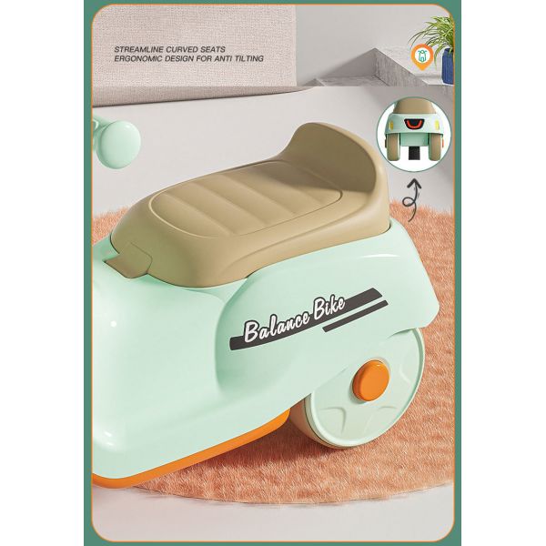 Customized Kids Gift for Boys Girls 12 inch Seat Type Walker Sliding Balanced Car