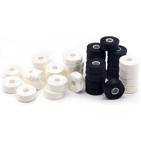 144pcs/box Sure Stitch Pre-wound Embroidery Bobbins Dyed Pattern 75D/2 Carton 144pcs/box