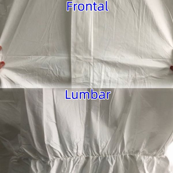 Zipper Closure CE Disposable White Microporous Protective Coverall For Breathability