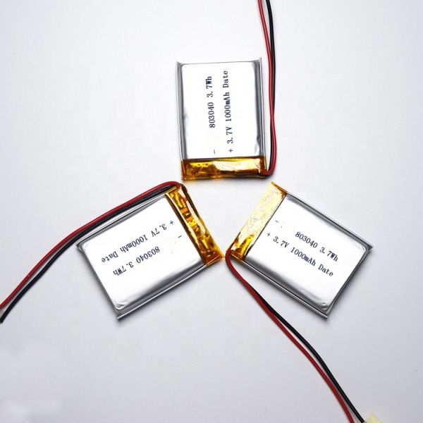 803040 3,7 батарея Lipo полимера лития v 1000mah перезаряжаемые для диктора Bluetooth