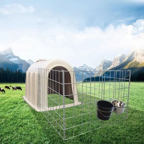 Cattle Farming Calfhutch Pure PE Calf Housing Cage Anti Corrosion