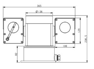 Автомобиль, защищенный от взрывов, камера видеонаблюдения, камера PTZ
