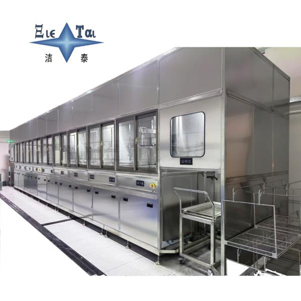 28KHZ - 121KHZ Ultrasonic Cleaning Equipment Fully Automatic Ultrasonic Cleaner For Optical Glass