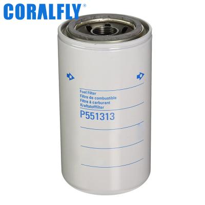P551313 Filtro de combustível de motor de escavadeira de caminhão de trator para filtro CORALFLY