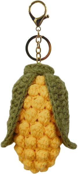 Crochet Plush Keychain - Keychain Accessory Handmade Bag Charm Key Chain Car Keyring Charm Handbag Bag Purse Pendant