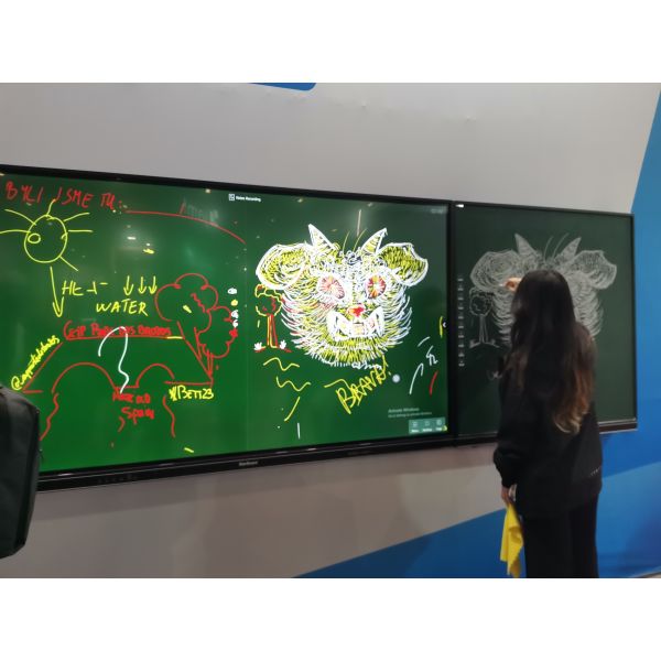 75 inch Digital Whiteboard Green boards for IFPD Interconnected LCD Blackboard