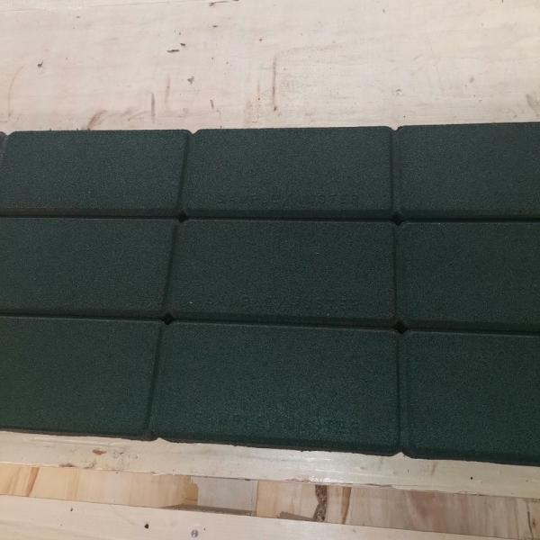 Colorful Rubber Border Edging 1200*20mm Garden Rubber Border Eco Friendly