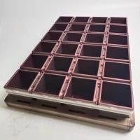 Cole não 24 pães de alumínio Pan Mould do naco do caso multi