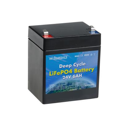 bateria de lítio acidificada ao chumbo de 12.8V 6Ah para a bicicleta de E