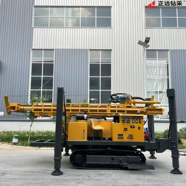 ZB350S Crawler Water Well Drilling Rig 350m Depth Diesel Electric