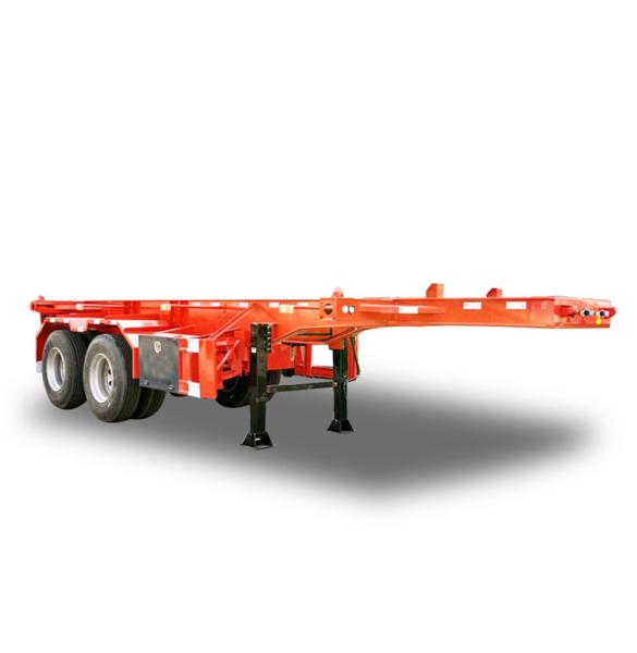 Do recipiente 12R22.5 recipiente de esqueleto de 40 toneladas Van Trailer do reboque T700 semi