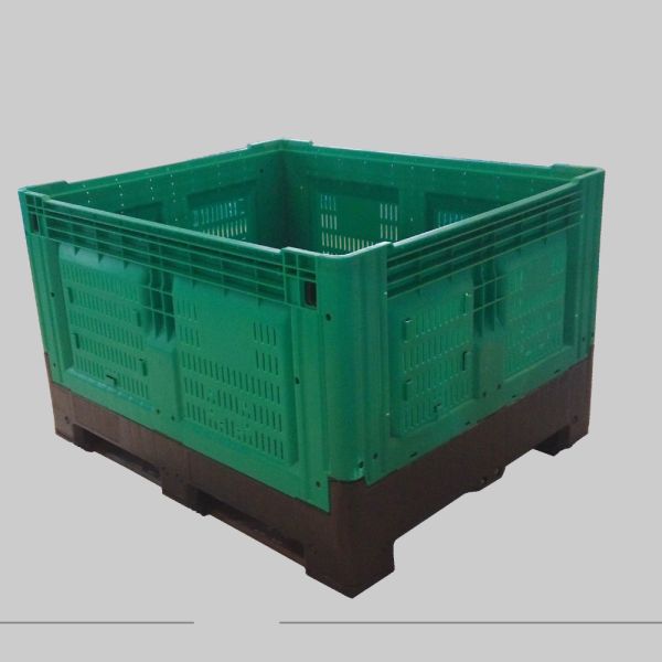 HUADING Plastic Pallet Box Collapsible Container L1200*W1000*H760 mm for Industrial