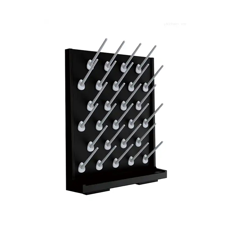 Single Sided Lab Glassware Rack Heavy Duty Polypropylene Lab Drying Rack