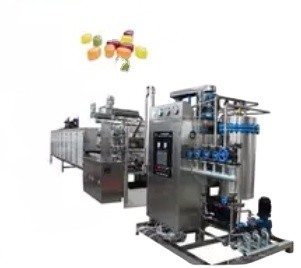 500KG Production Small Lollipop Jelly Toffee Hard Candy Making Machine 1900x980x1700mm