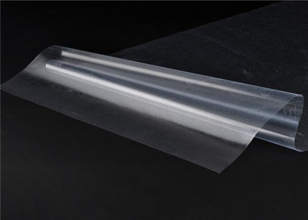Polyamide Polyester Transparency Film , Plastic Hot Melt Glue Film For Embroidery