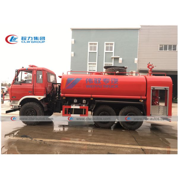 Тележка аварийного спасения леса Dongfeng 6x6 14000L противопожарная