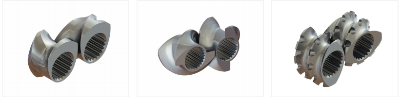 HPL51 WR5 Co-rotating Twin Screw Extruder Screw Element with High Hardness and Quality
