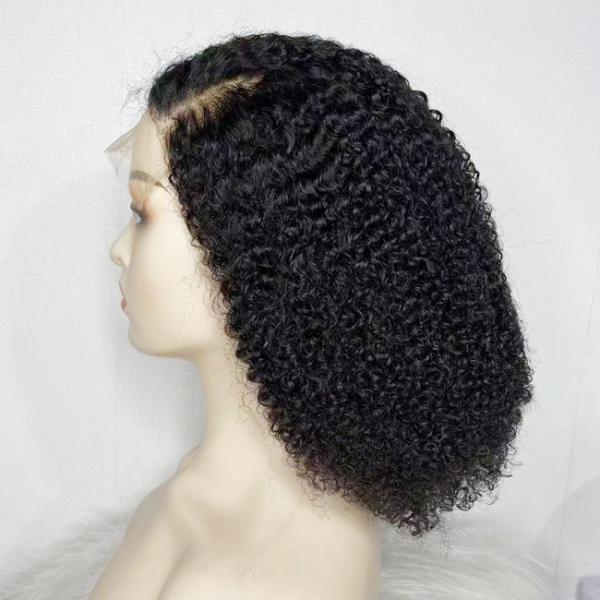 Atacado 13X6 13X4 HD Curl Brasileiro Transparente Penteado Peruca de Cabelo Frontal Humano