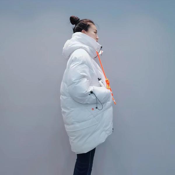 FODARLLOY F22560 Ladies Warm Hooded Cotton-padded Clothes Women Slim Long Winter Jackets Women Coats