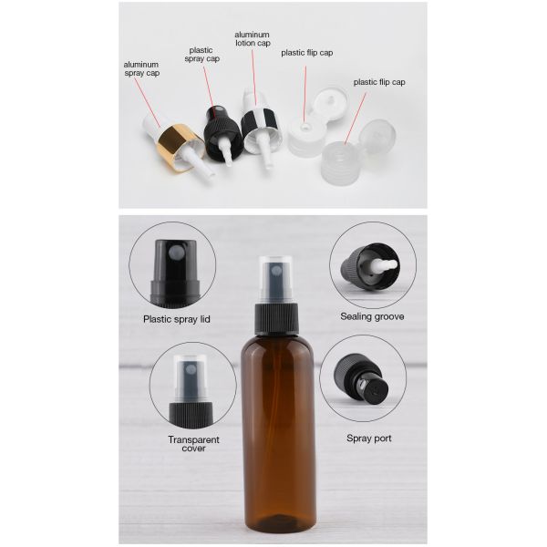 бутылка брызг ЛЮБИМЦА ясности 30ml 120ml 150ml 500ml Амбер пластиковая для косметической упаковки