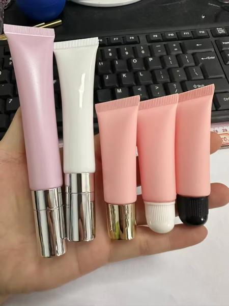 Customized Color Lip Balm Tube Squeeze Packaging Plastic Empty Cosmetic Tube Packaging