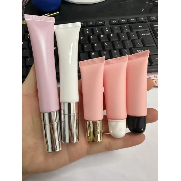 Customized Color Lip Balm Tube Squeeze Packaging Plastic Empty Cosmetic Tube Packaging