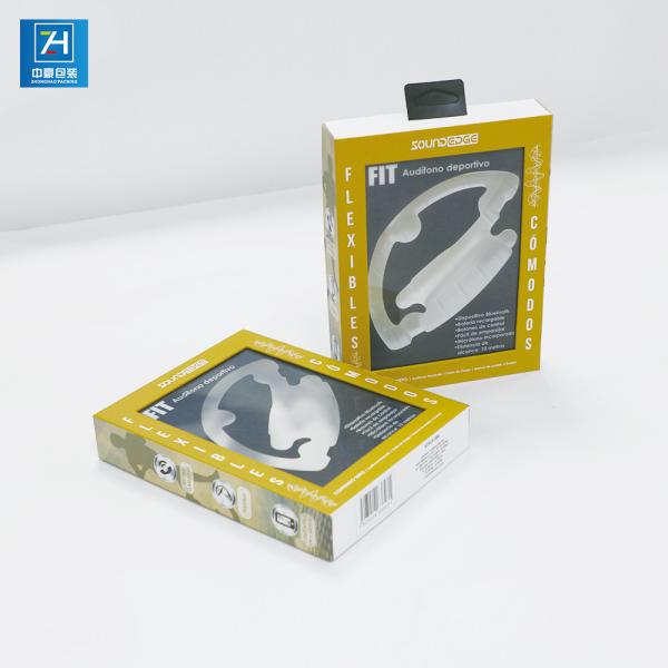 Recyclable 1200gsm 0.5kg Headphone Consumer Electronics Packaging Boxes