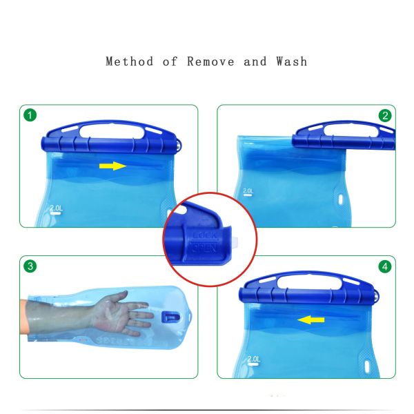 Custom Folding Water Bag , Outdoor Sports PEVA Water Bladder OEM Accepted