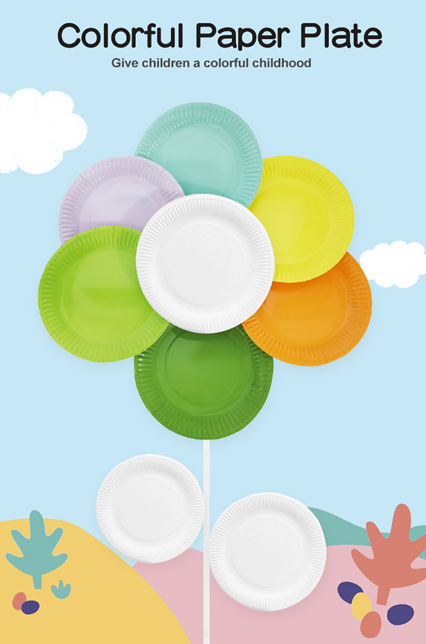 бумажные тарелки животных 3D не токсические для рук Preschoolers на тренировке способности