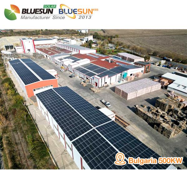 Bluesun JA Solar Panels Home Use Perc Mono Solar Panel 425w 430w 440W 450W 455W 500WSolar Panel for House