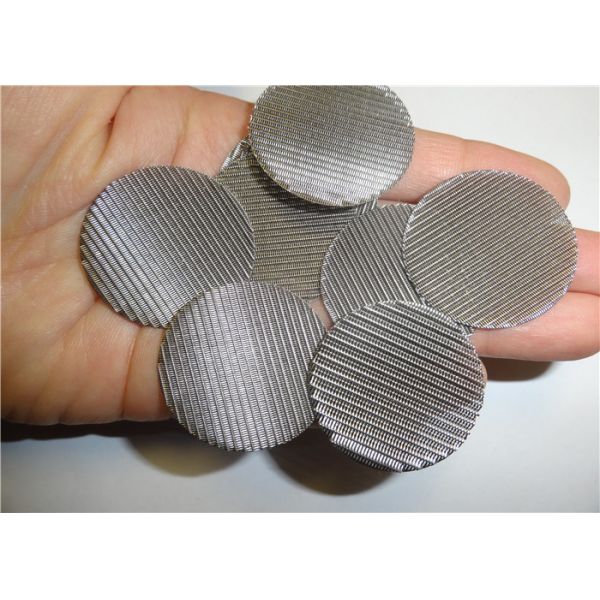 80 Mesh Count  Screen Mesh Three Layer Diameter 324 Mm For Plastic And Rubber Extruder