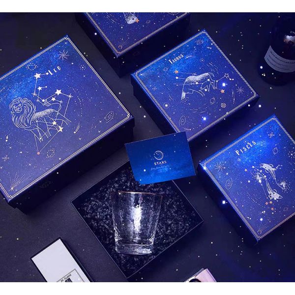 Luxury Design Blue Carton Corrugated Gift Box Garment Clothing Packaging Box
