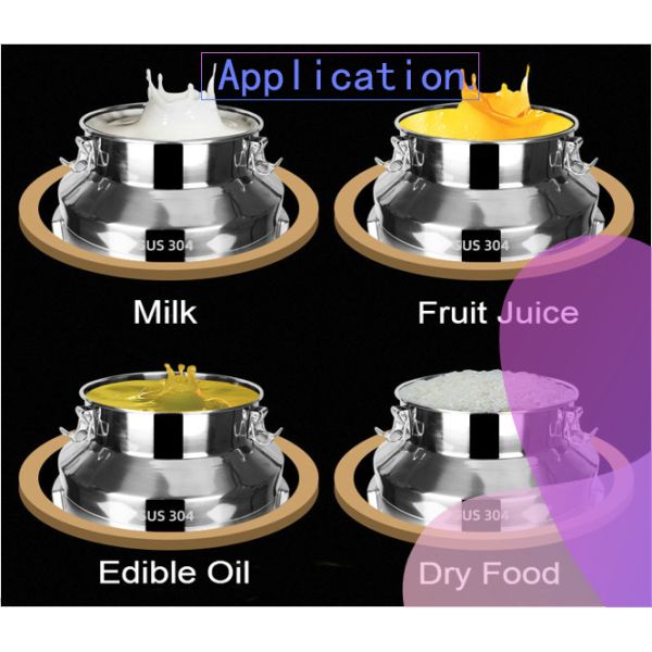 Sealed Storage 5 Gallon Stainless Steel Milk Can With Spigot