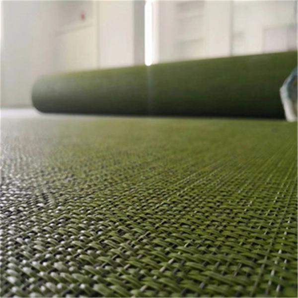 2.0 - 5.0mm Thick Woven Vinyl Flooring For Dining Room Anti - Friction