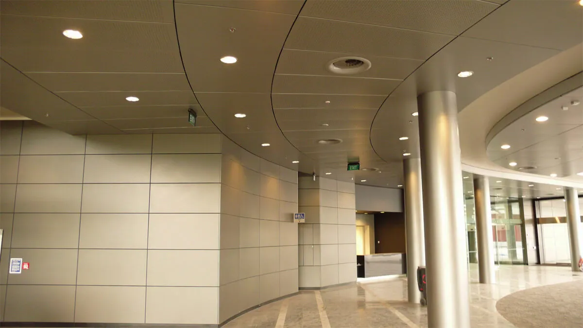Customied Aluminum Composite Panel Anti Static 0.4CM Exterior Composite Facade