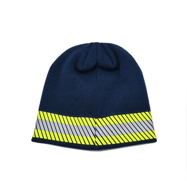 Изготовленный на заказ полиэстер логотипа вяжет шляпы Beanie для случайной окружности случаев 58CM