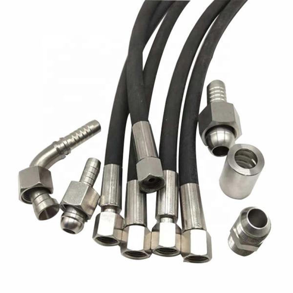 SAE 100 R1 AT R2 AT DIN EN 853 1SN 2SN flexible high pressure rubber hydraulic hose