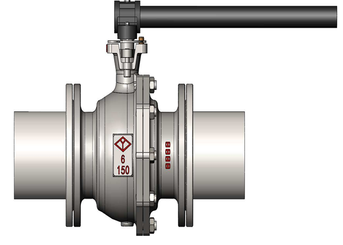 150lb Pressure Floating Valve 4 Inch Flanged Medium Water / Oil / Steam